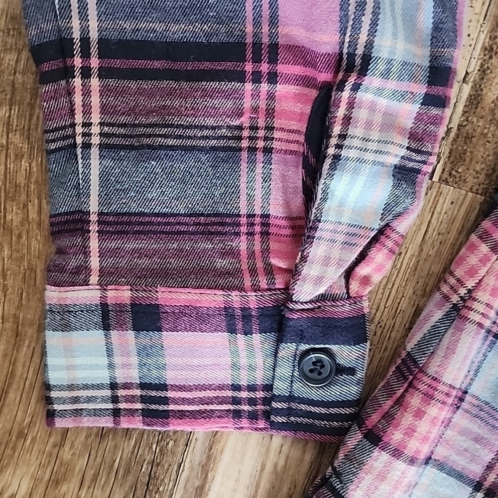NWT Ladies Christopher & Banks Flannel Sz Petite Large - Picture 3 of 5